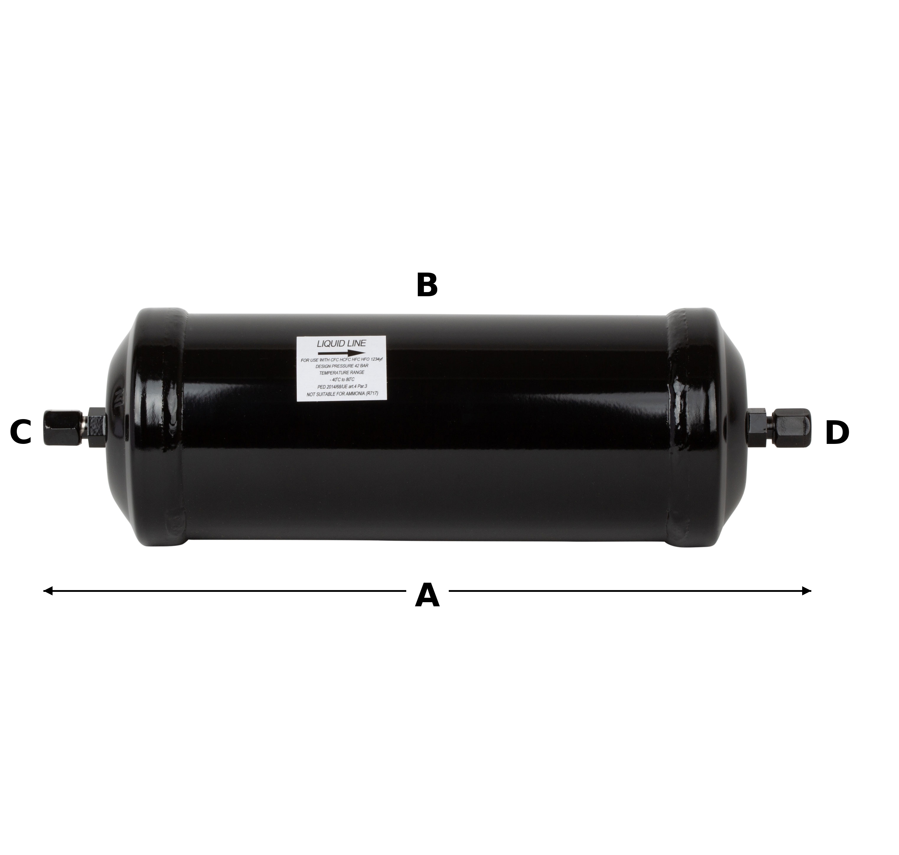Filter drier AC recharging station Robinair 294 mm