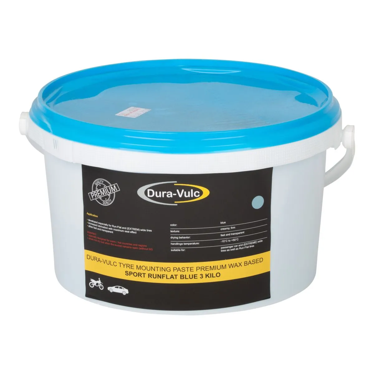 Dura-Vulc Tyre Mounting Paste | Sport Runflat Blue 3kg