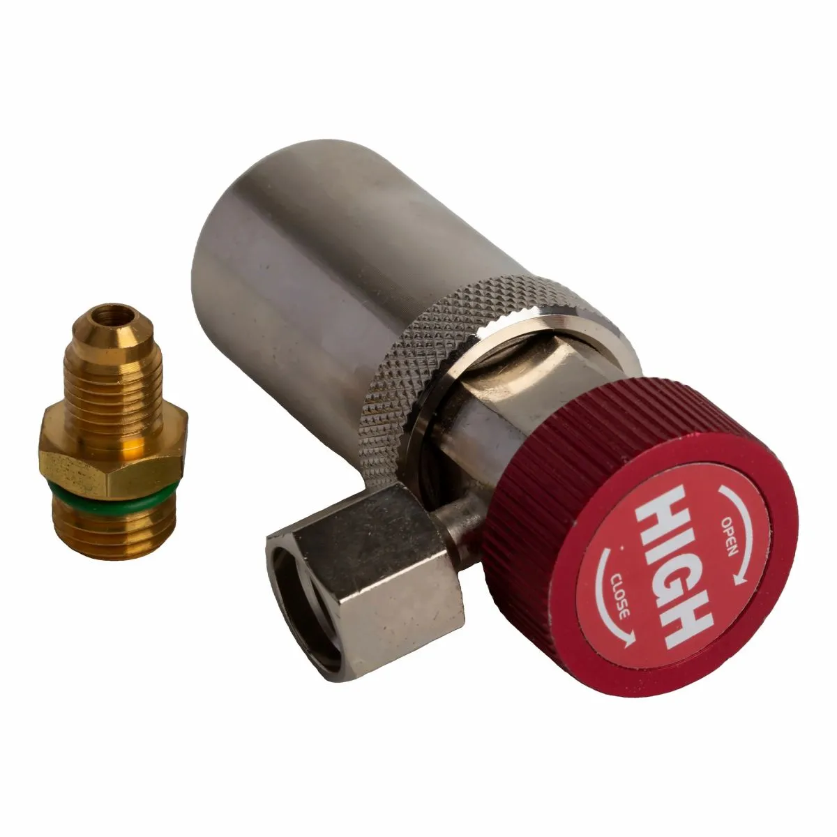 Snelkoppeling hogedruk R-134a voor BMW met 1/4" SAE adapter