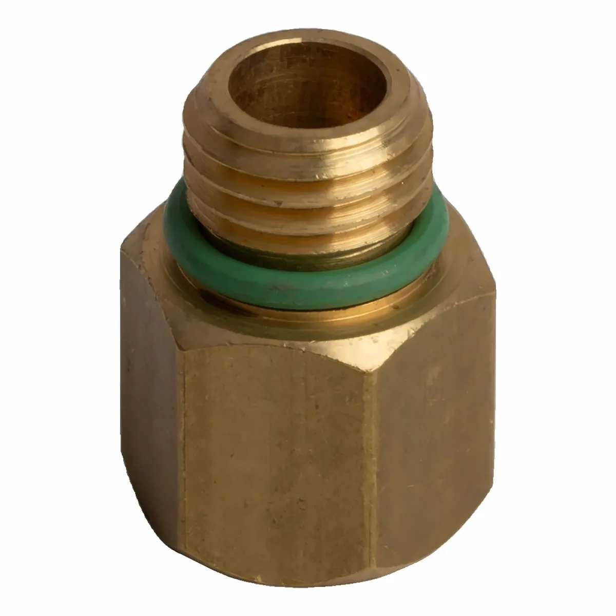 Brass adapter with HNBR O-ring set of 5 pieces