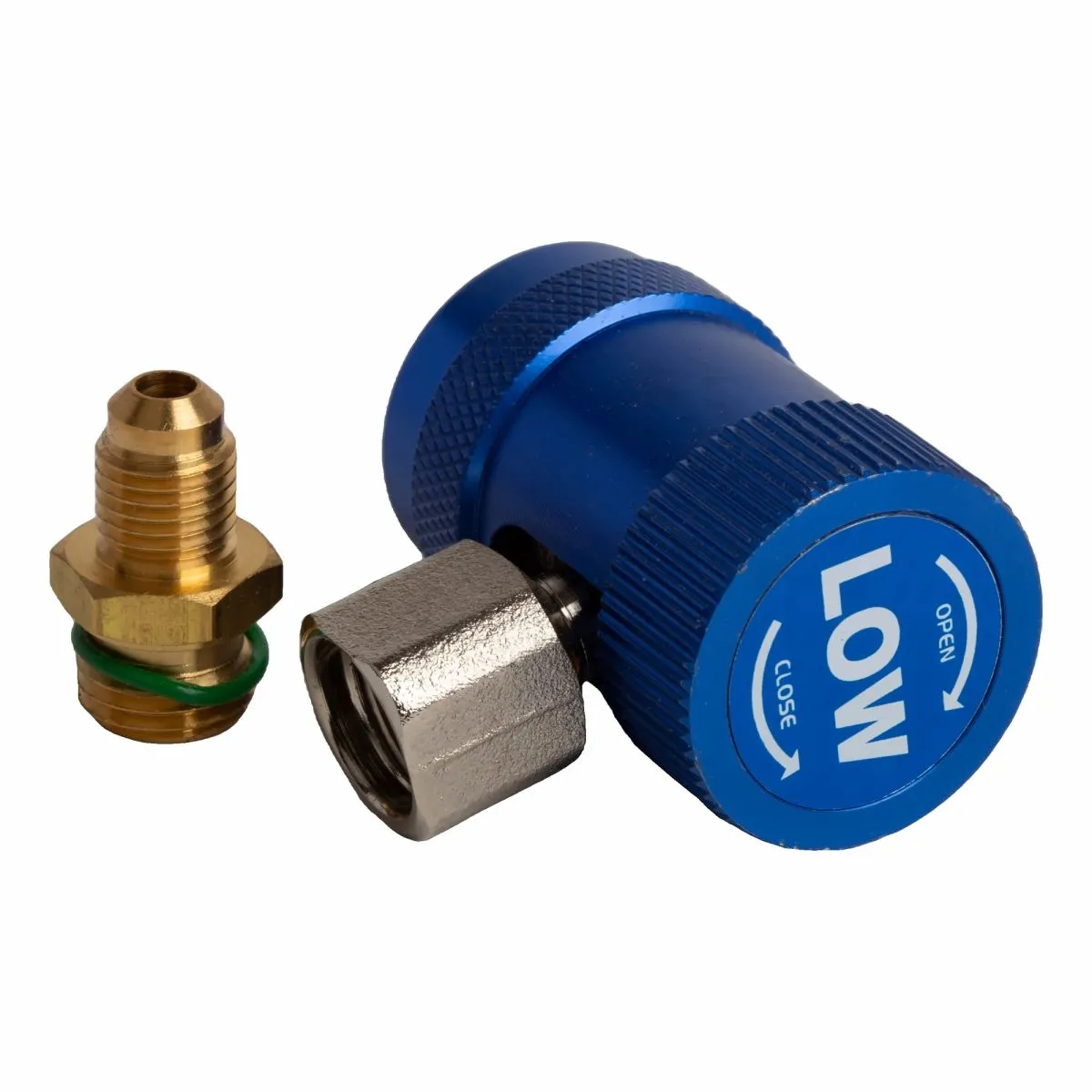 Quick connector low pressure R-134a with 1/4" SAE adapter