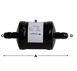 Filter drier AC charging station Brain Bee Mahle 170 mm