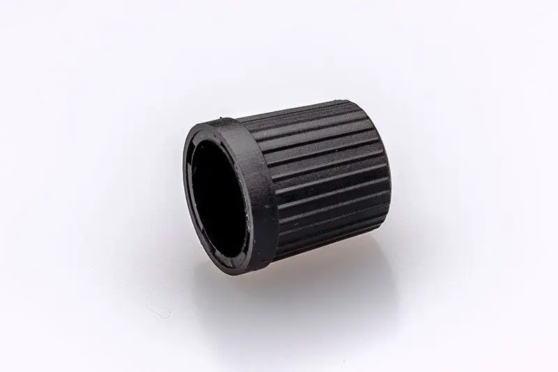 Valve cap plastic black 100 pieces 3