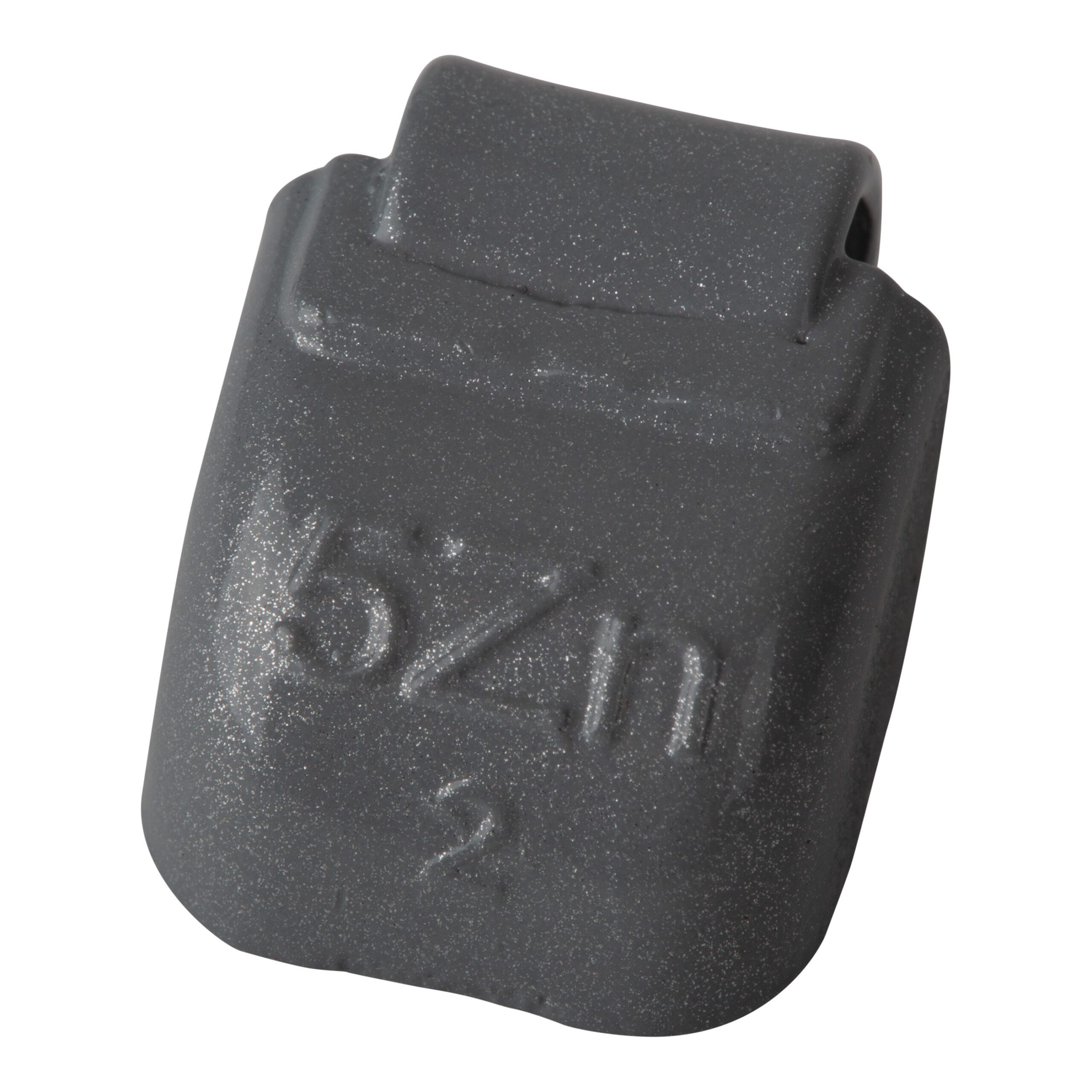 Wheel weight zinc 5gr steel rim gray 100pcs 1