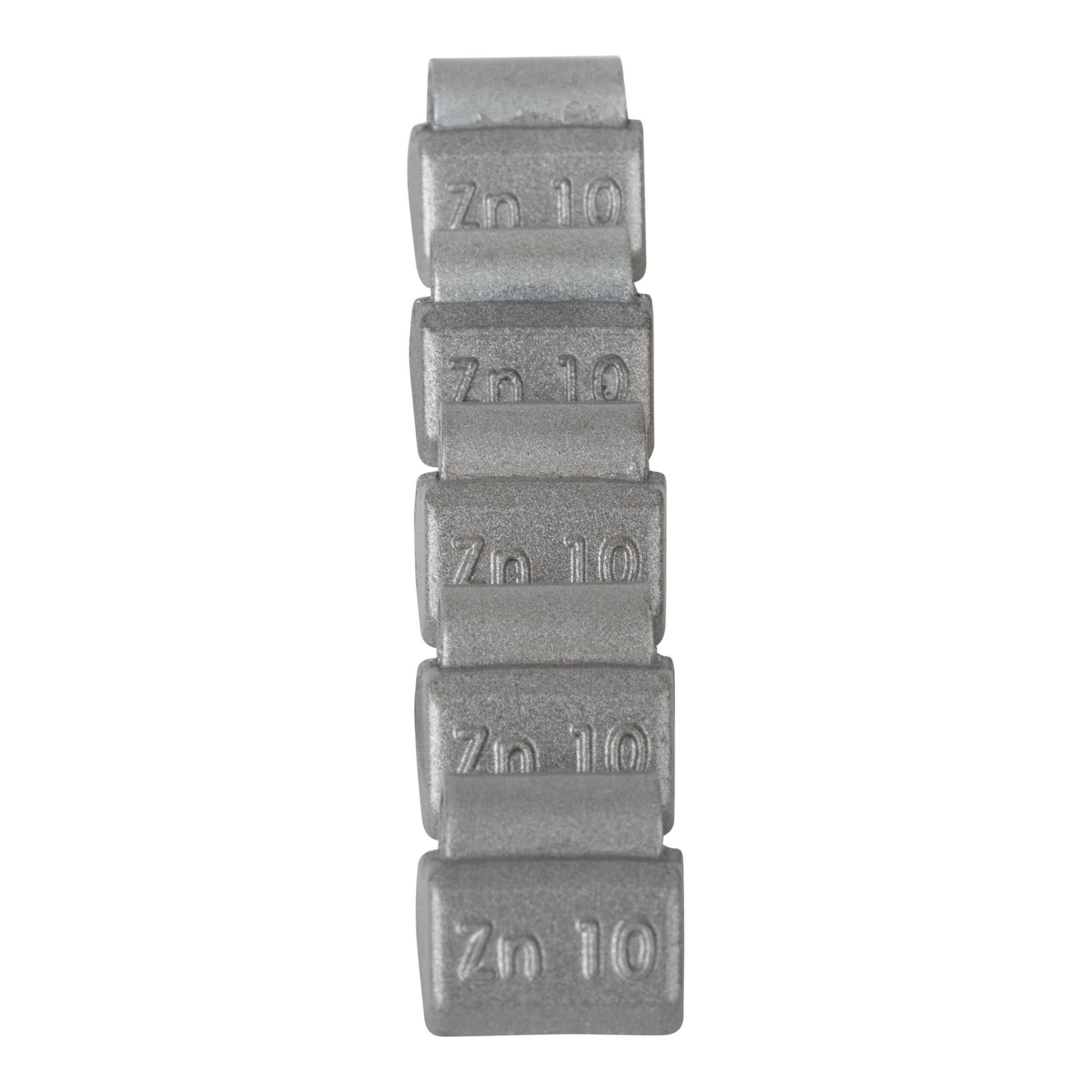 Wheel weight zinc 10gr alu rim gray 100pcs 2