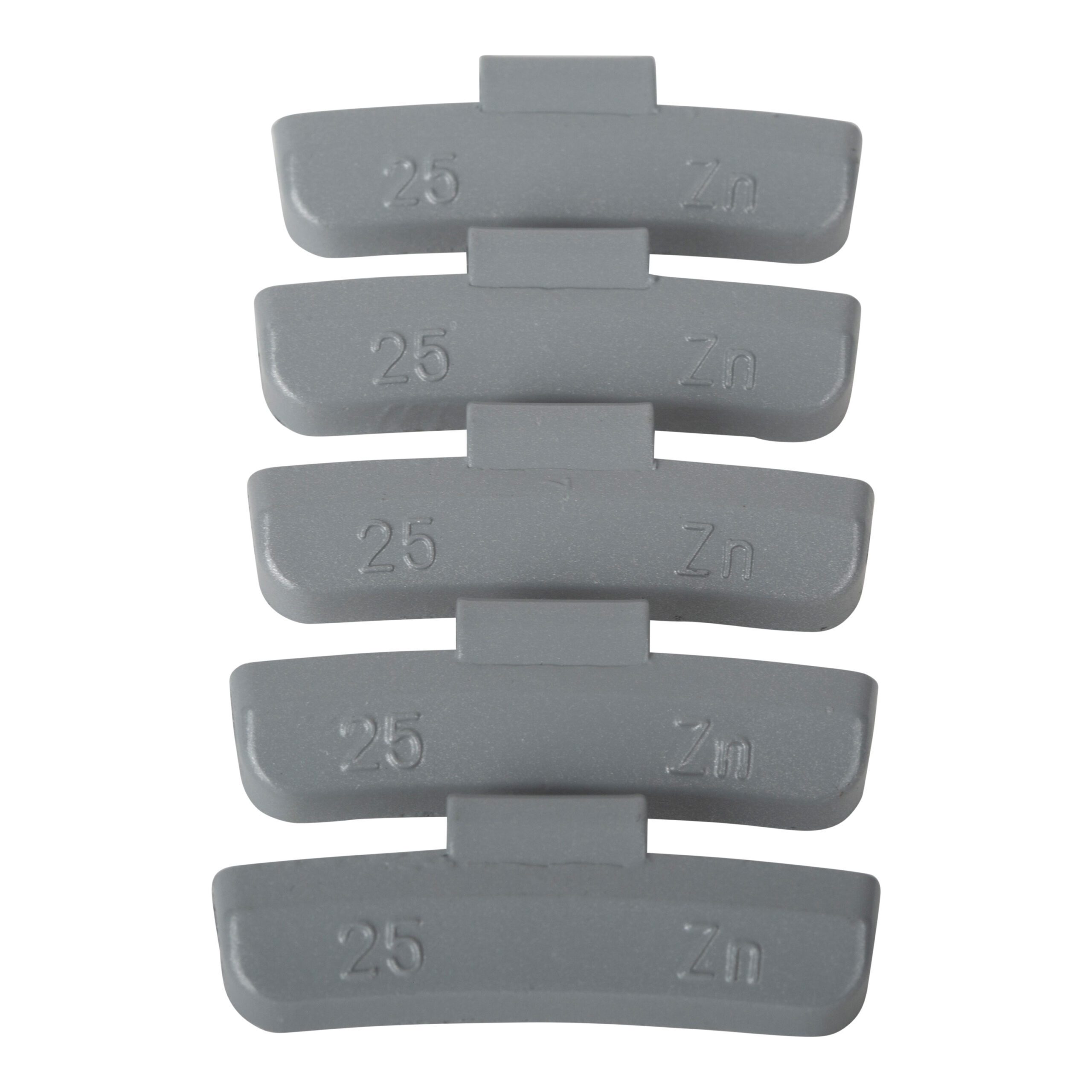 Wheel weight zinc alu rim 100pcs 25gr 2