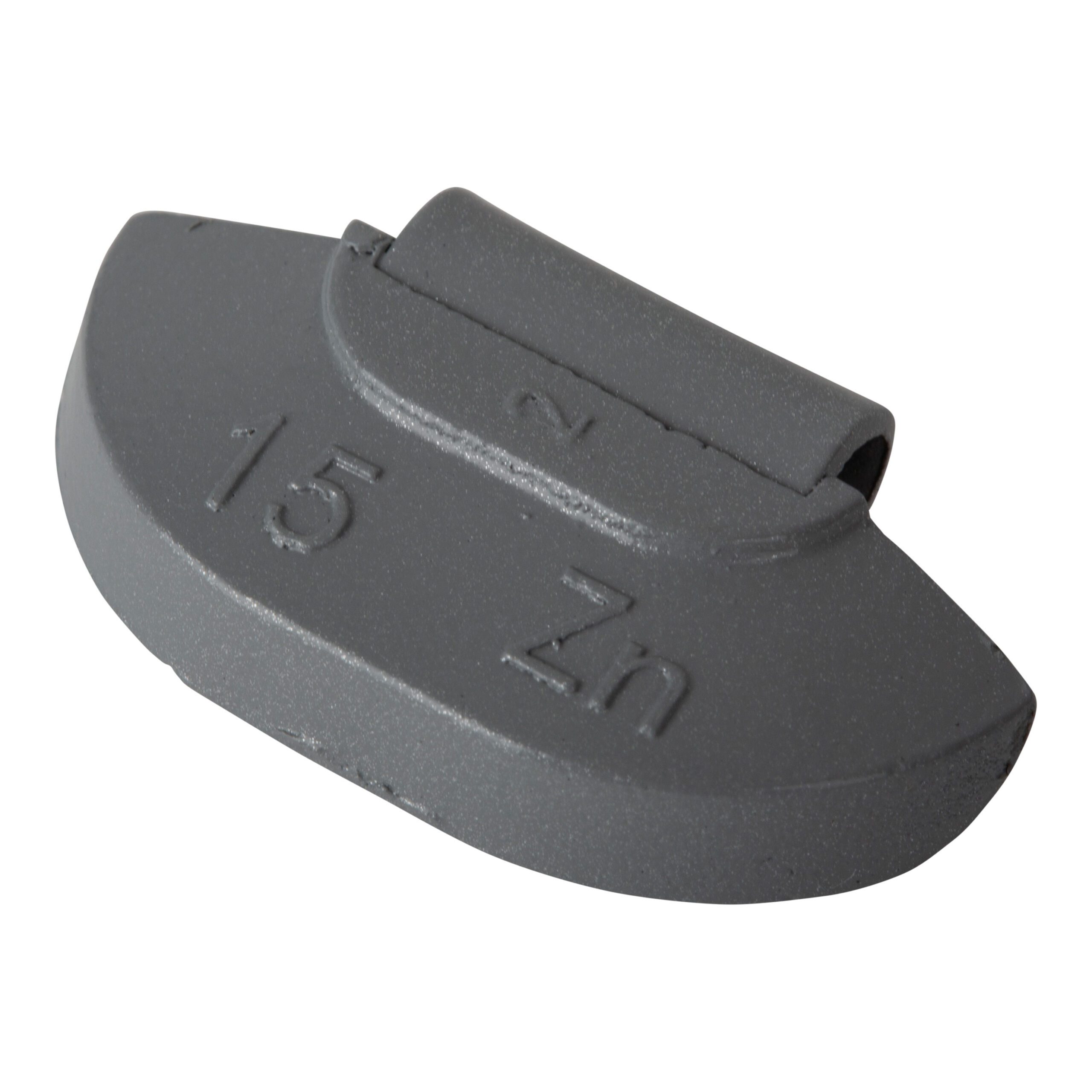 Wheel weight zinc 15gr steel rim gray 100pcs 1