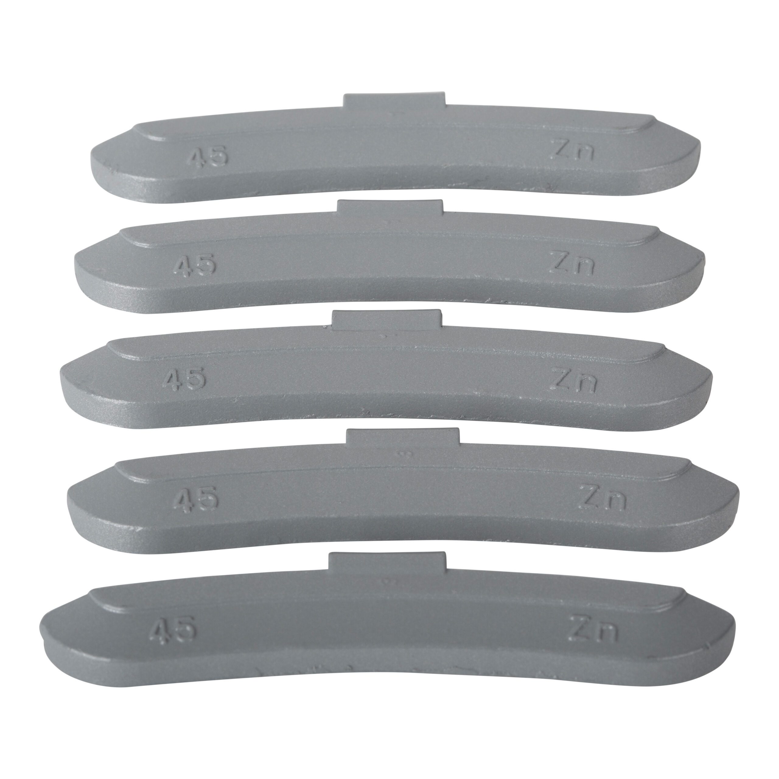 Wheel weight zinc 45gr steel rim gray 50pcs 2