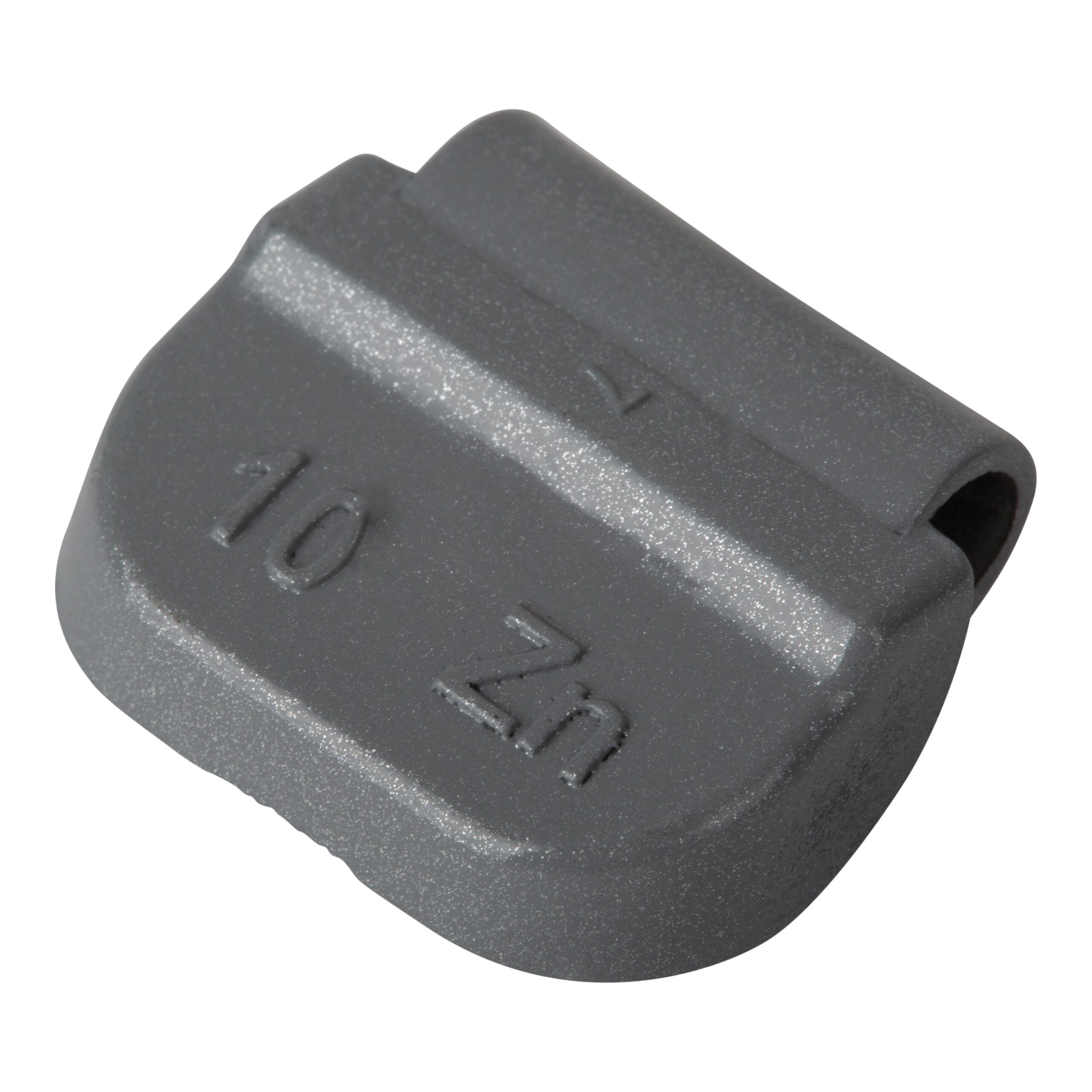 Wheel weight zinc 10gr steel rim gray 100pcs 1