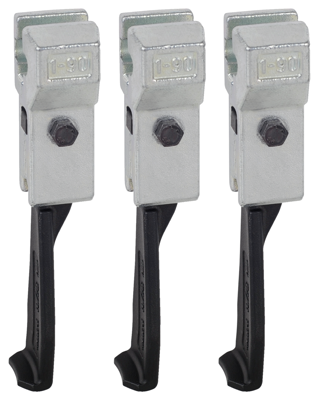 KUKKO 1-94-S Extrem schmale Abzugshaken (Satz, Spanntiefe 100 mm)