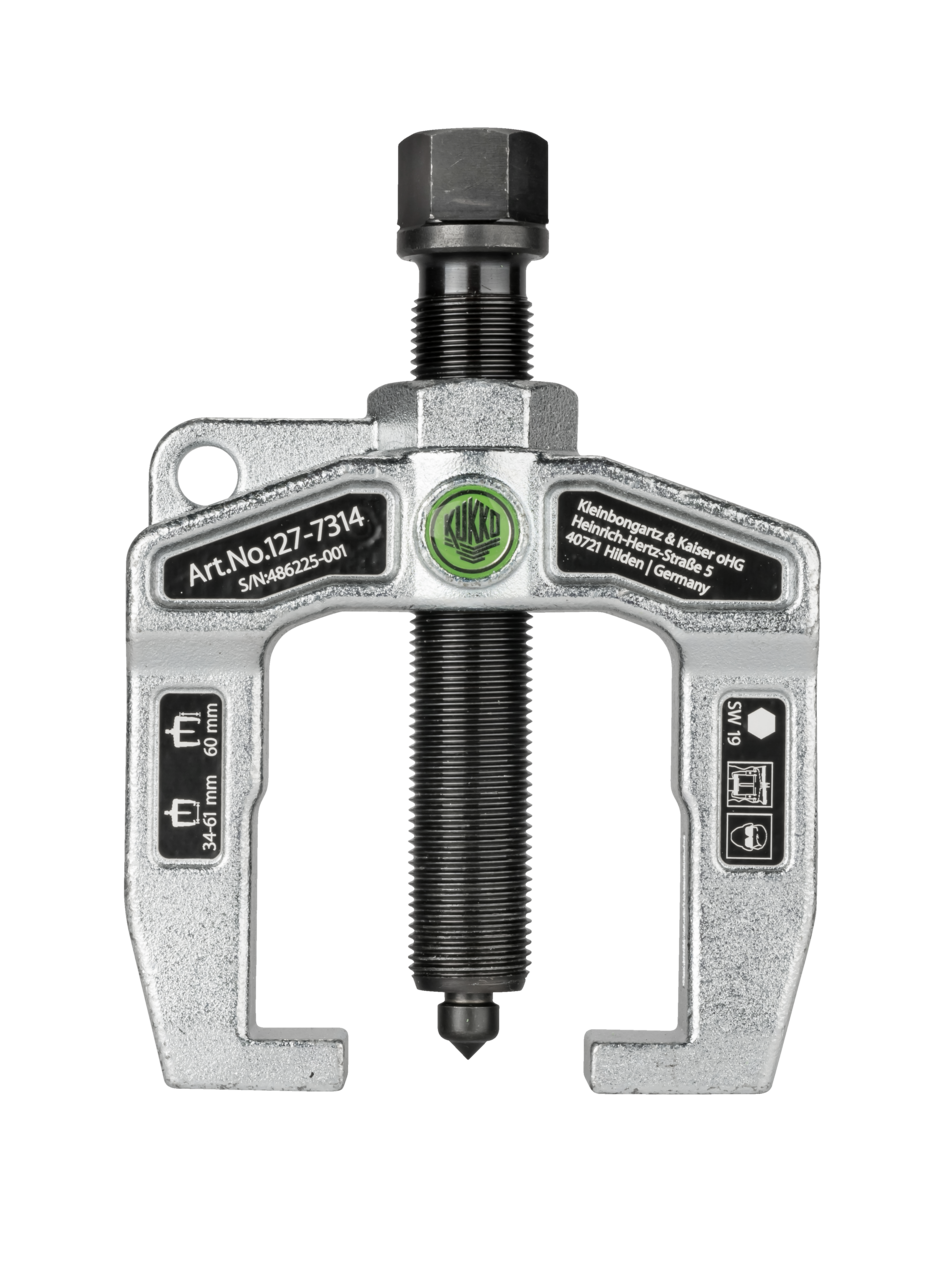 KUKKO 127-7314 Kugelgelenk-Abzieher mit Spannweite 34 mm - 61 mm, Spanntiefe 60 mm mit Spannweite 34 mm - 61 mm, Spanntiefe 60 mm