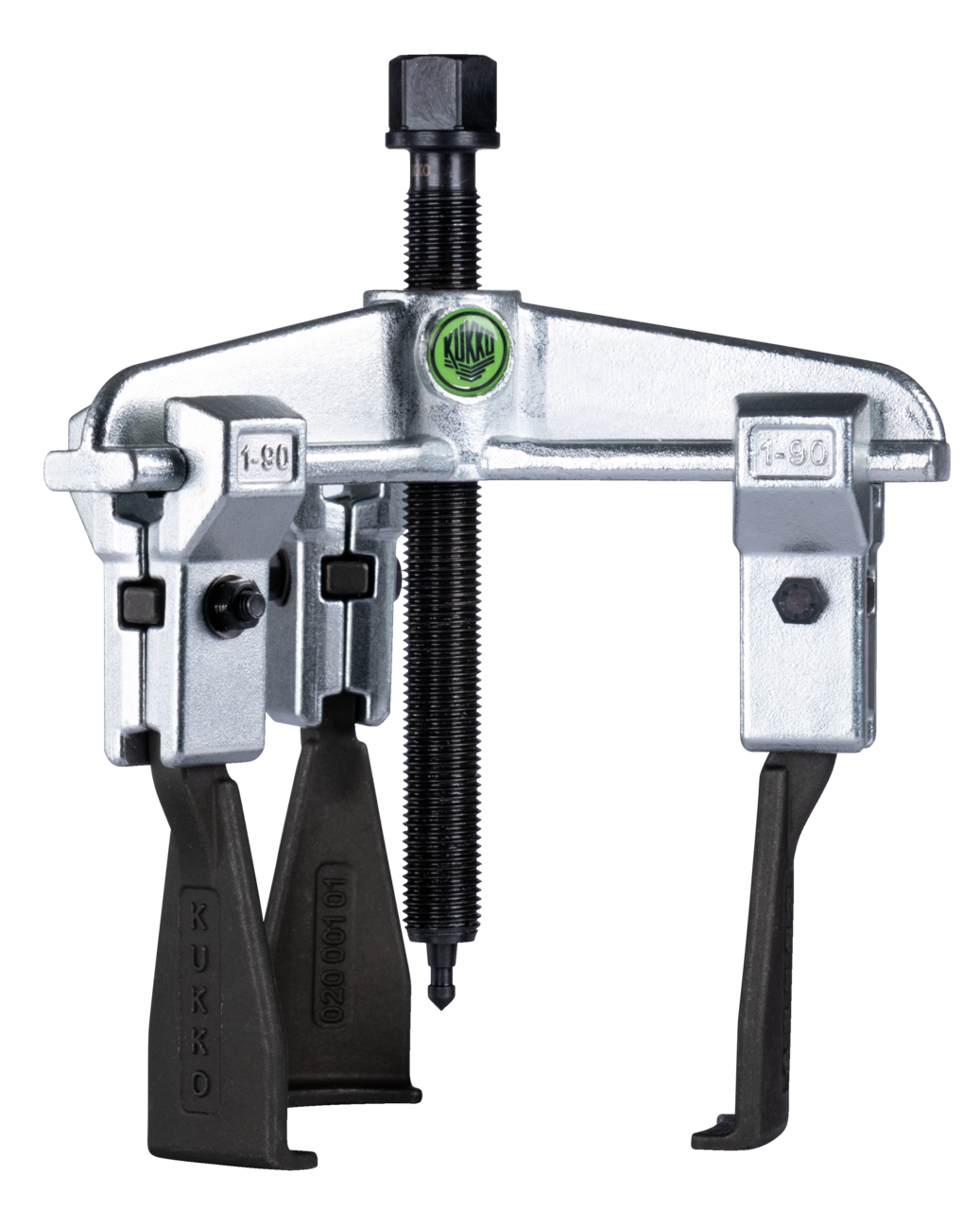 KUKKO 30-2-S 3-armiger Universal-Abzieher 160 x 150 mm mit schmalen Abzugshaken