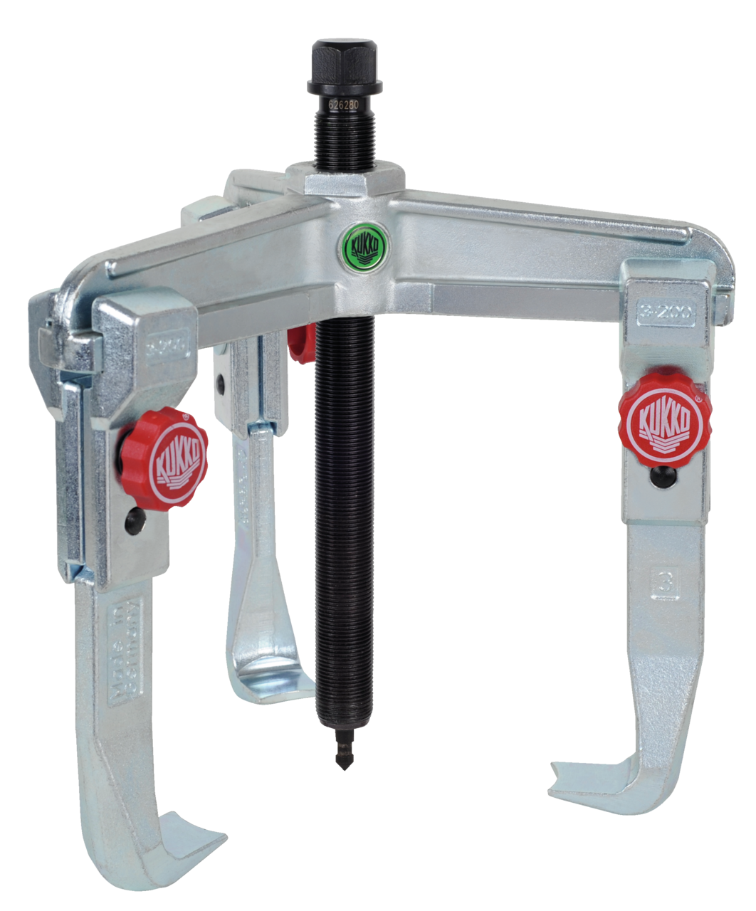 KUKKO 30-3+ 3-armiger Universal-Abzieher 250 x 200 mm mit schnellverstellbaren Abzugshaken