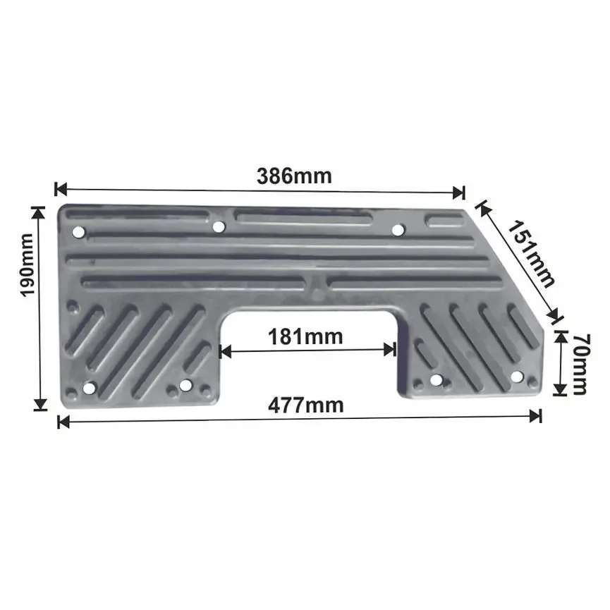 Hofmann bead breaking rubber pad