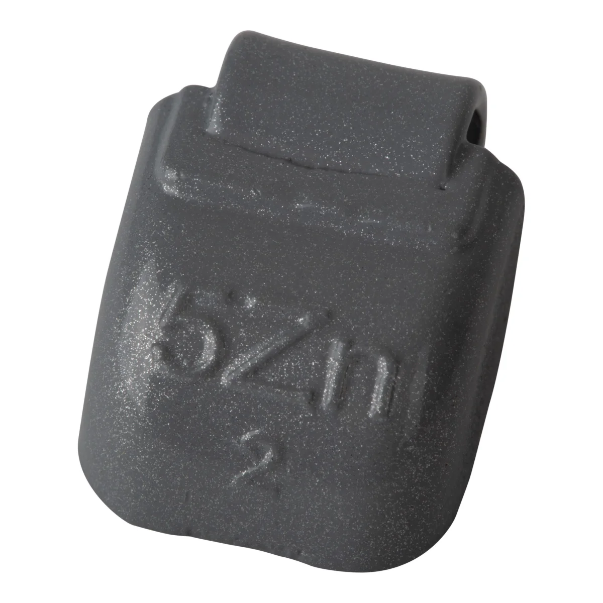 Wheel weight zinc 5gr steel rim gray 100pcs