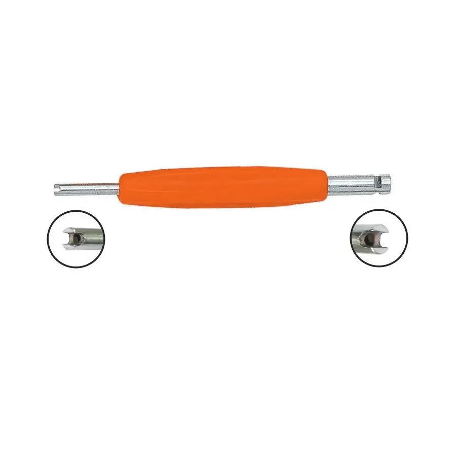 Valve core screwdriver double ended