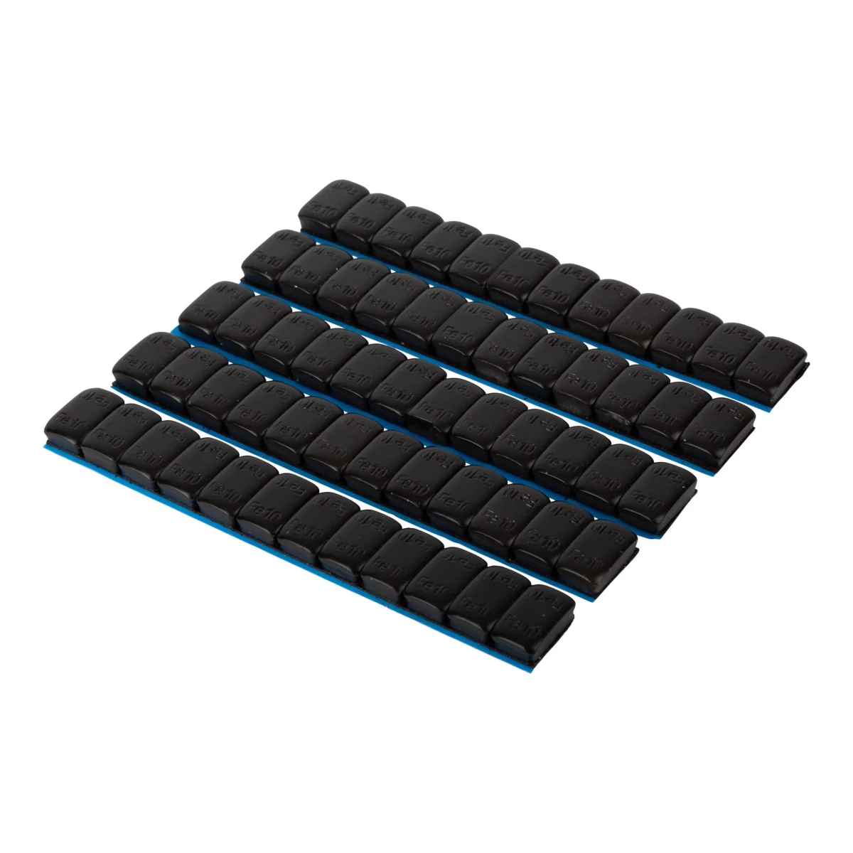 Adhesive weight 12x10 50pcs 6kg black coated
