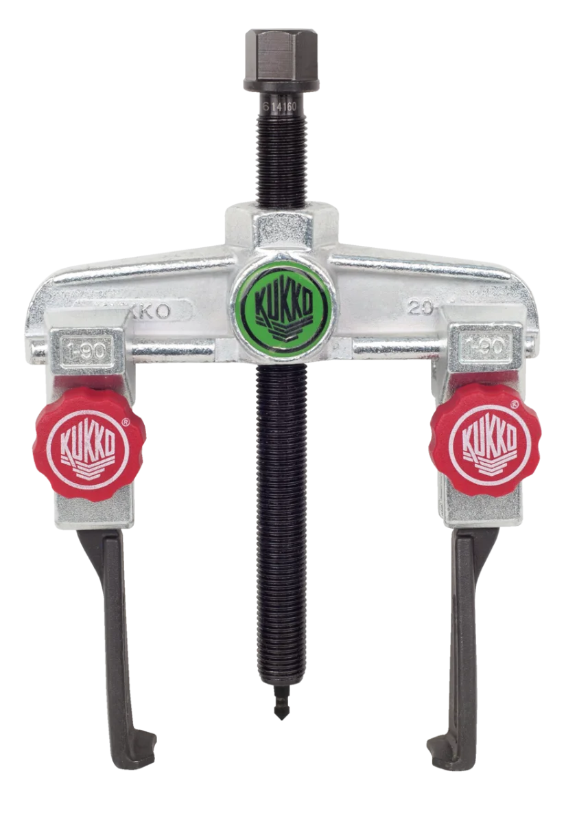 KUKKO 20-1+S-T Universal Puller, Narrow, 2-Arm, 90 x 100 mm