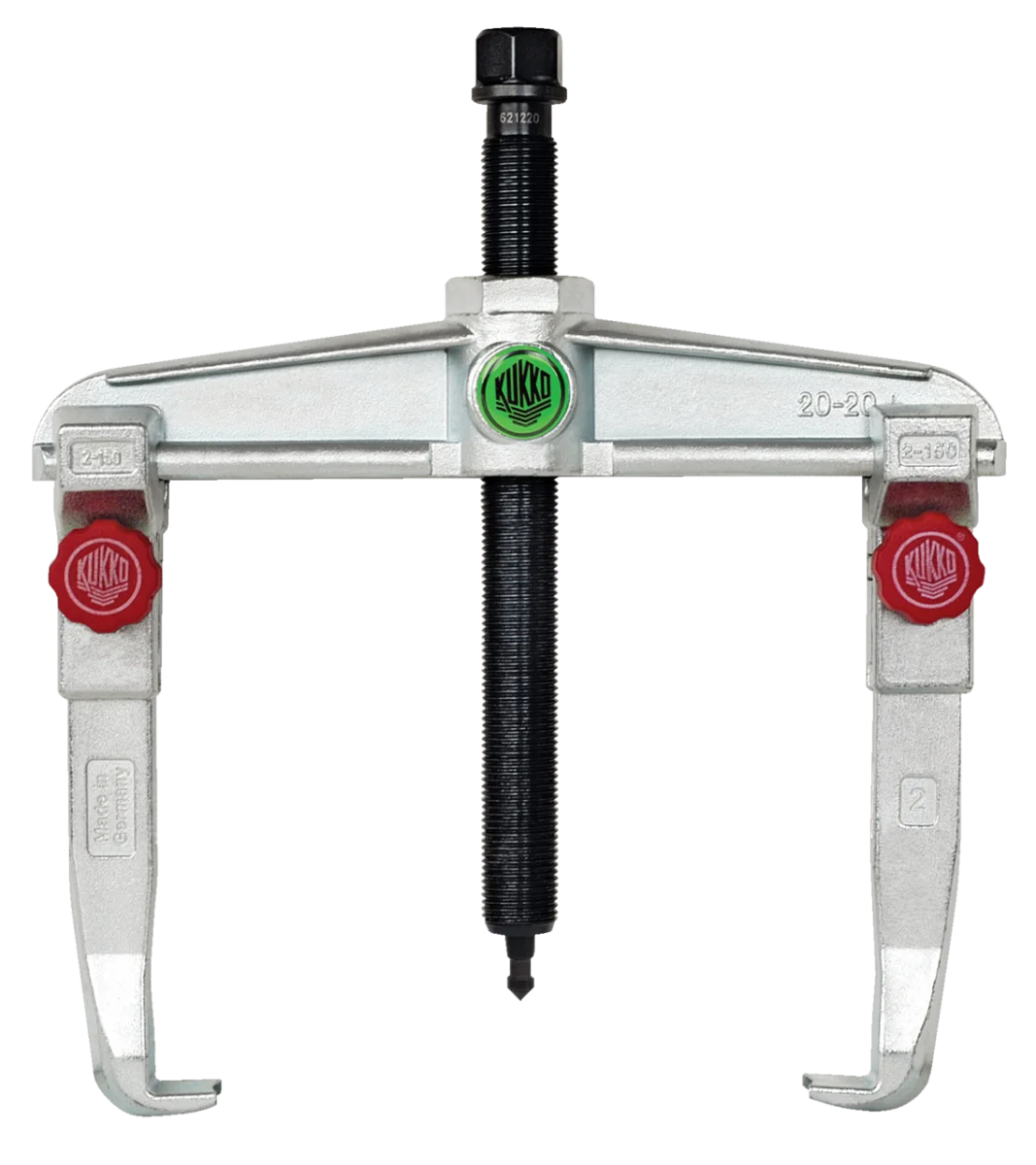 KUKKO 20-20+ Universal Puller, 2-Arm, 200 x 162 mm