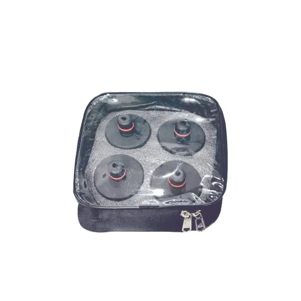 Rubber Pad Kit in Zipper Storage Case tesla kit consisting of 4 Rubber Pads (Round): Weight: 770gms