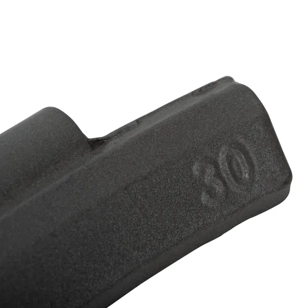 Wielgewicht zink 30 gram | aluminium velg, grijs | 100 stuks
