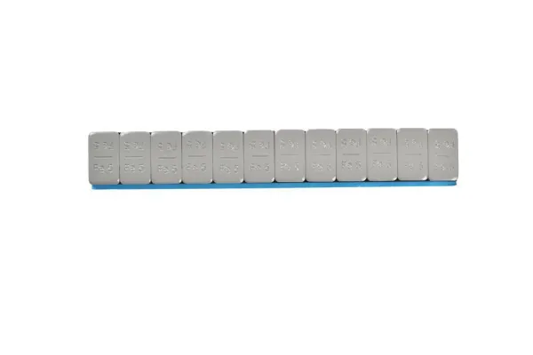 Plaklood 12 × 5 gram, 50 stuks | 3 kg, grijs gecoat