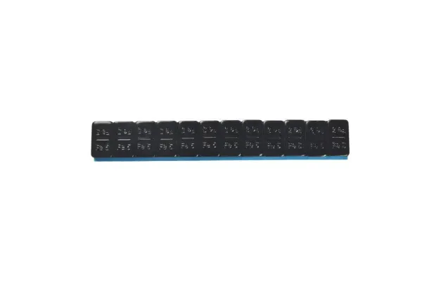 Adhesive weight 12x5 100pcs 6kg black coated