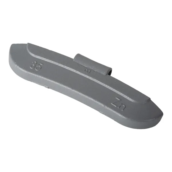 Wheel weight zinc 35gr steel rim grey 50pcs