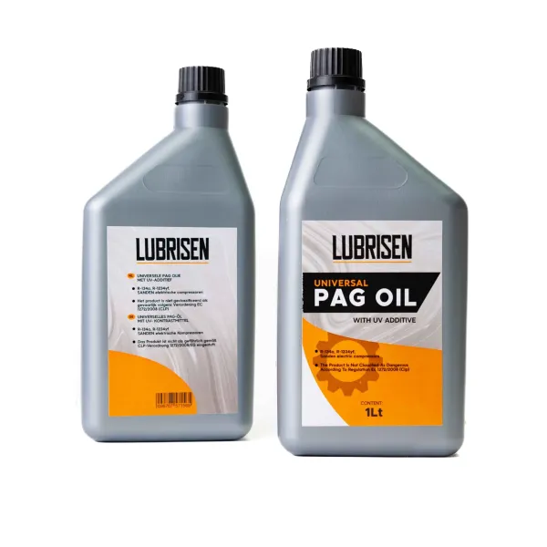 Lubrisen universele PAG olie 1000ml met UV lekdetectie R134A & R1234YF