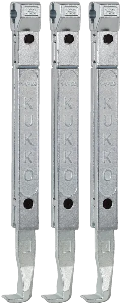 KUKKO 1-190-S Standard-Abzugshaken (Satz, Spanntiefe 200 mm)