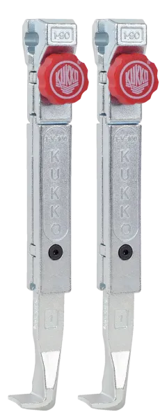 KUKKO 1-192-P Schnellverstellbare Standard-Abzugshaken (Paar)