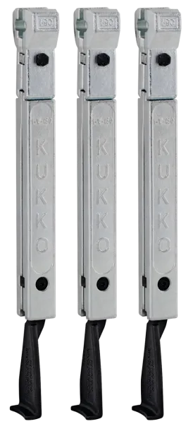 KUKKO 1-251-S Schmal Abzugshaken (Satz, Spanntiefe 250 mm)