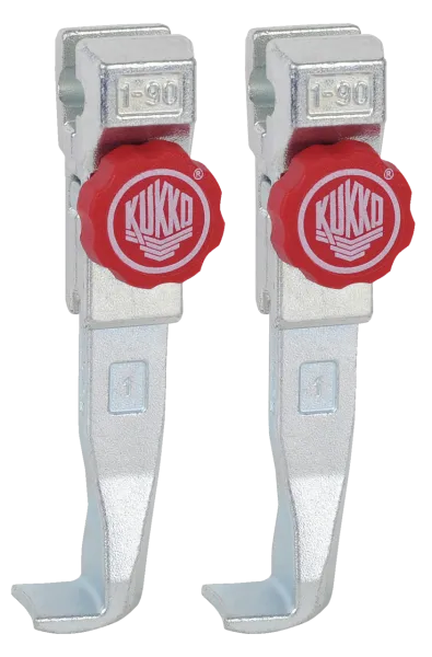 KUKKO 1-92-P Schnellverstellbare Standard-Abzugshaken (Paar)