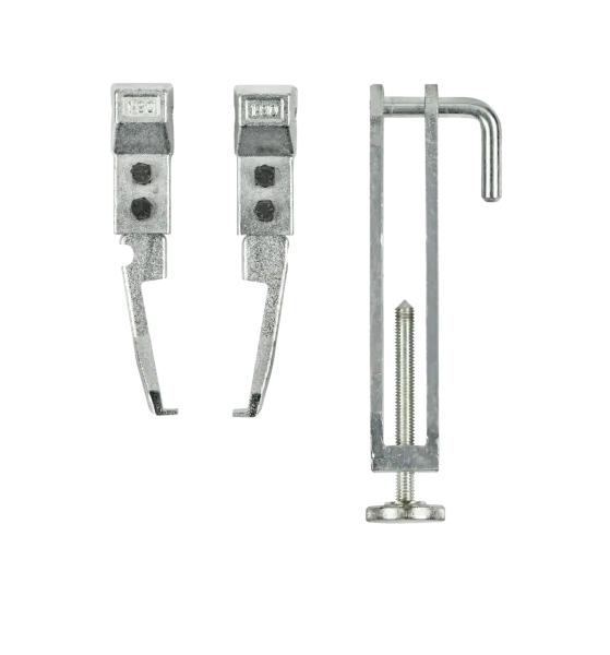 KUKKO 1-96/219-V Abzugshaken für 20-10-V mit Zwinge (Paar)