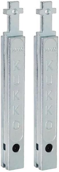 KUKKO 1-V-150-P Abzugshaken-Verlängerungen (Paar, 150 mm Verlängerung)