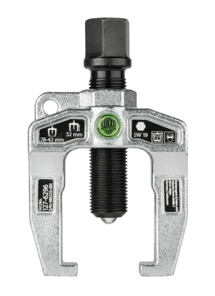 KUKKO 127-6296 Kugelgelenk-Abzieher mit Spannweite 28 mm - 42 mm, Spanntiefe 52 mm mit Spannweite 28 mm - 42 mm, Spanntiefe 52 mm