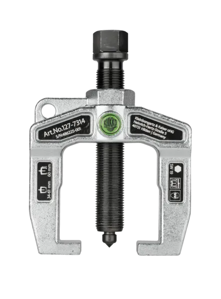 KUKKO 127-7314 Kugelgelenk-Abzieher mit Spannweite 34 mm - 61 mm, Spanntiefe 60 mm mit Spannweite 34 mm - 61 mm, Spanntiefe 60 mm