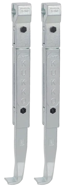 KUKKO 2-300-P Standard-Abzugshaken (Paar, Spanntiefe 300 mm)