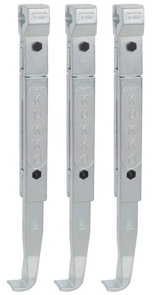 KUKKO 2-300-S Standard-Abzugshaken (Satz, Spanntiefe 300 mm)
