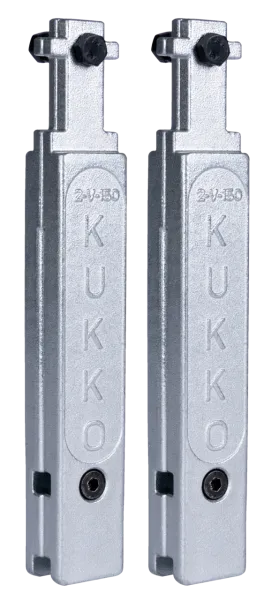 KUKKO 2-V-150-P Abzugshaken-Verlängerungen (Paar, 150 mm Verlängerung)