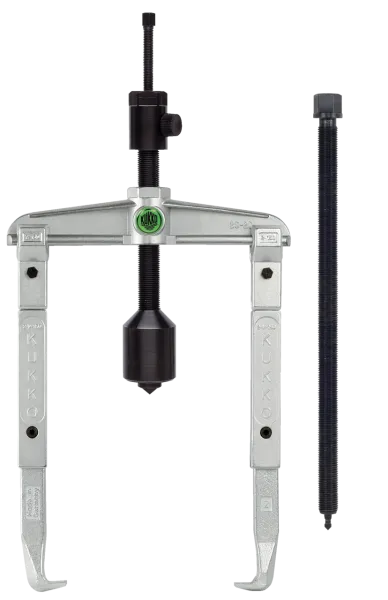 KUKKO 20-20-3-B 2-armiger Universal-Abzieher 200 x 300 mm mit verlängerten Abzugshaken und fetthydraulischer Spindel