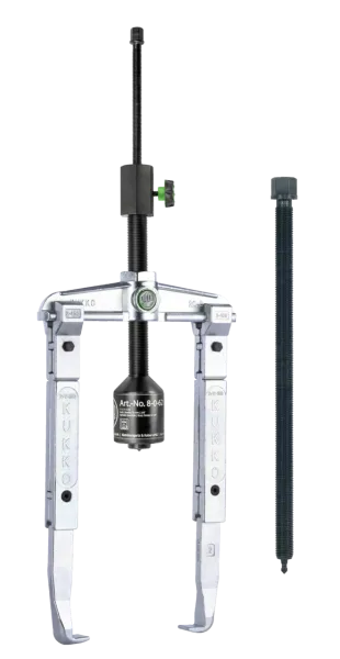 KUKKO 20-3-B 2-armiger Universal-Abzieher 250 x 400 mm mit verstellbarem Abzugshaken und schmierbarer Hydraulikspindel