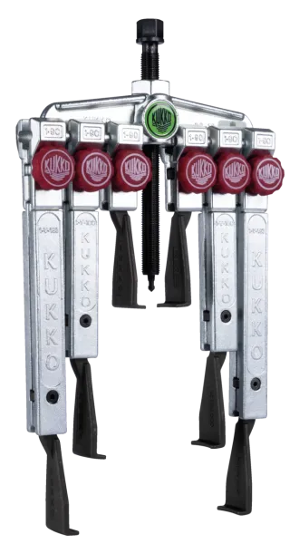 KUKKO 20-30+SP 2-armiger Universal-Abzieher mit schmalen, schnellverstellbaren Abzugshaken im Set