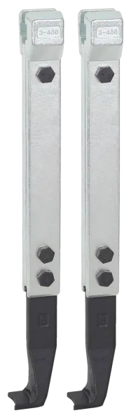 KUKKO 3-401-P Schmale Abzugshaken (Paar, Spanntiefe 400 mm)