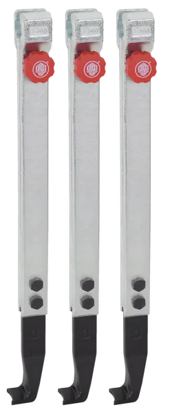 KUKKO 3-503-S 3 schmale, schnellverstellbare Abzugshaken (Satz)