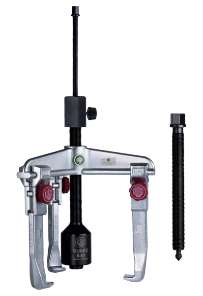 KUKKO 30-20+B 3-armiger Universal-Abzieher 200 x 150 mm mit schnellverstellbarem Abzugshaken und fetthydraulischer Spindel