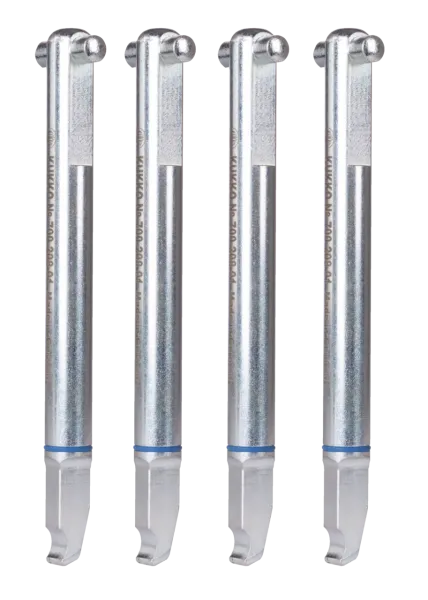 KUKKO 70-022-S Abzugshaken-Satz Kugellager ISO 6014, 6015, 6016, 6017, 6018, 6019, 6020, 6207, 6208, 6209, 6212, 6305, 6308, 6309, 6310, 6311,6403, 6404, 6405, 6406, 6407, 6408