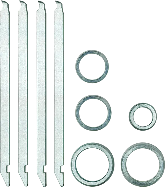KUKKO 70-713 Abzugshaken-Satz Kugellager ISO 6204, 6205, 6301, 6302, 6303