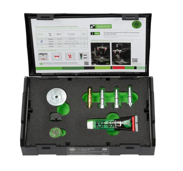 KUKKO K-600-B Wechseldruckstück-Set Ø 20, 32, 41 mm (M16 - M18)