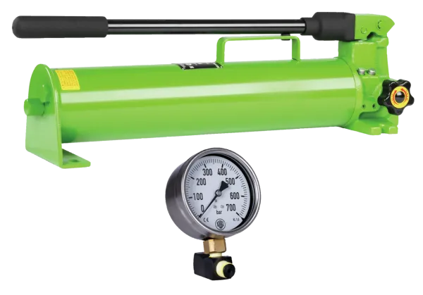 KUKKO YHP-424 Handpumpe mit Manometer